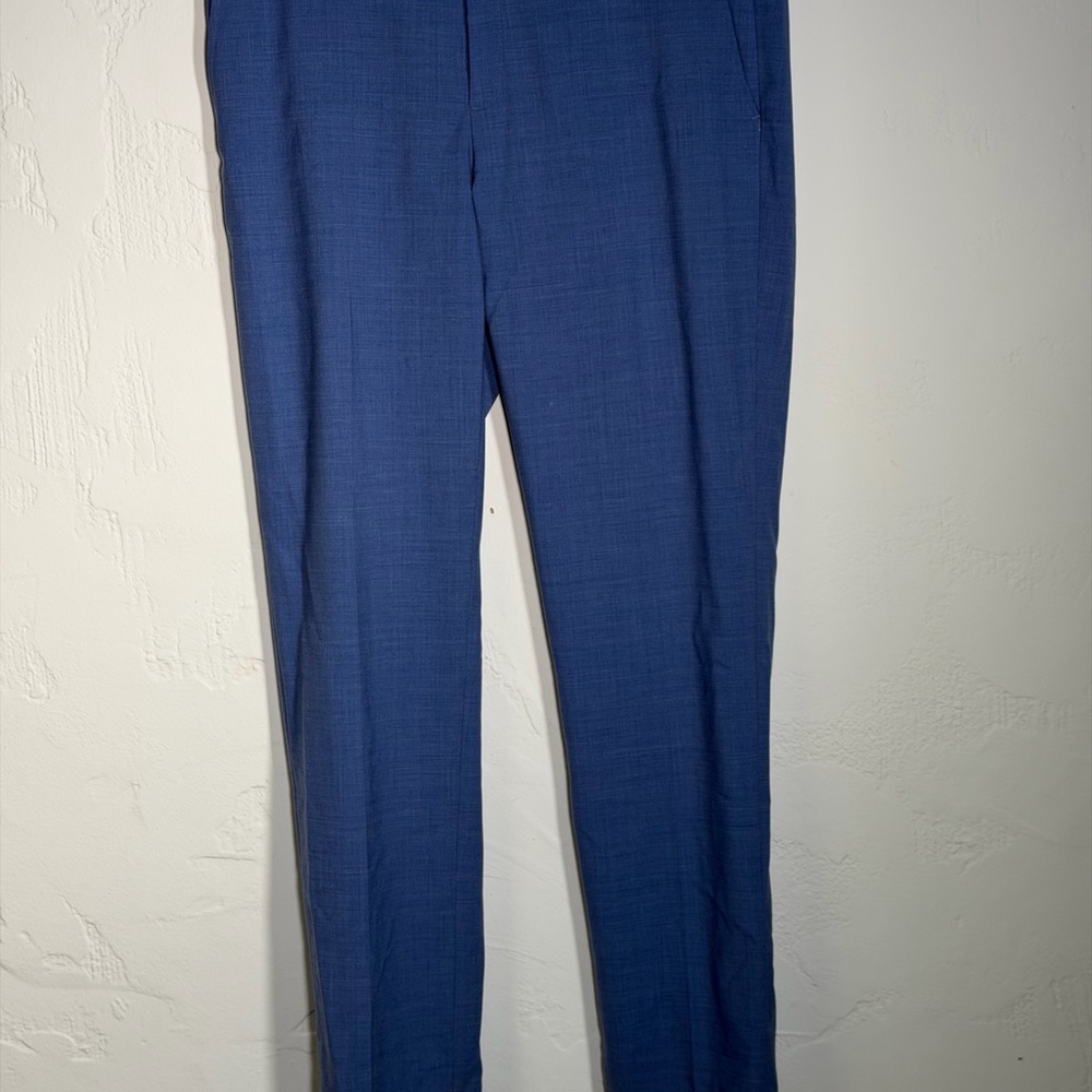 Banana Republic Ryan Blue Trousers 12 Long - Picture 9 of 16